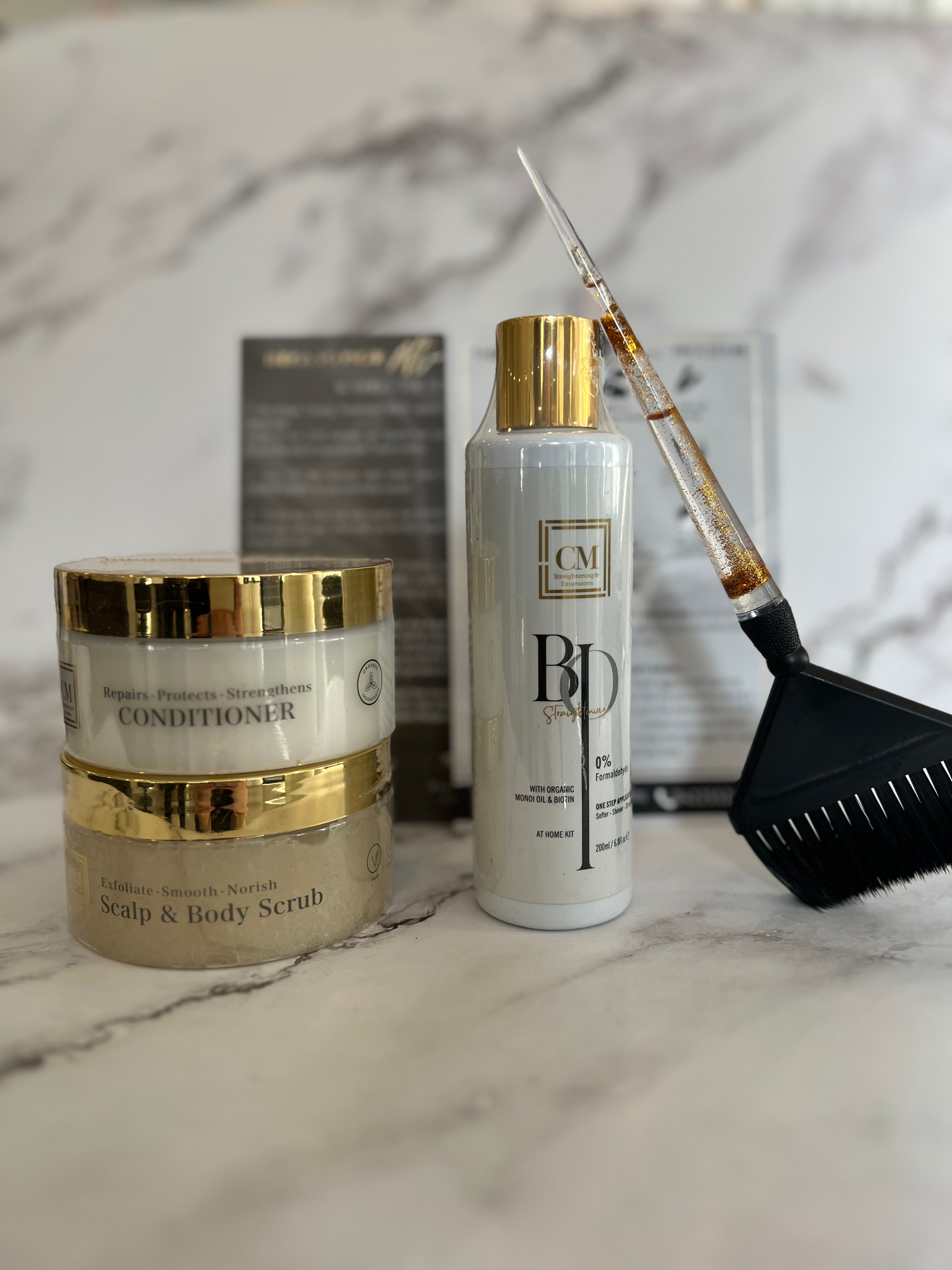 Hair smoothing sales kit at home