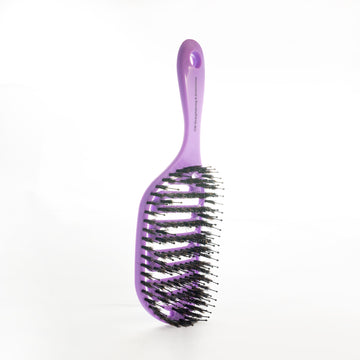 Happy Detangler Paddle Brush with HeatFlex™ Bristles
